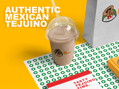 Mr Tejuino Branding Mockup branding design food and drink illustration lionhearted studio logo design mockup mr. tejuino