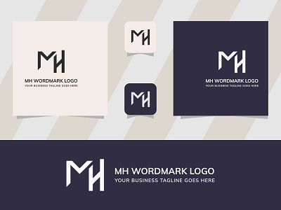 Mh Typography Logo And Modern Logo. Usable For Business And Tech abstract background circle company creative design design elements icons letter letter mh typography lines professional shapes sign simple symbol template type typography web