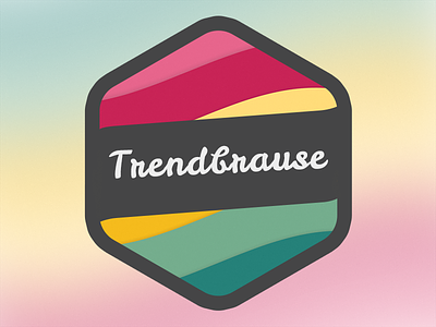 Trendbrause Logo version 3 brause icon lemonade limonade logo trendbrause