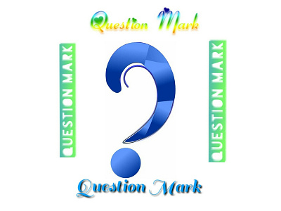 Illustration of Question mark coreldrawx7 creativity design illustration logo logo design typography
