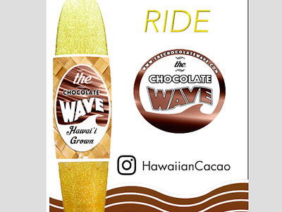 Hawaiian Chocolate Advertisement adobe branding content creation creative design design digital marketing identity design logo photoshop product branding product design