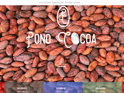 Non-For Profit Pono Cocoa Web Site