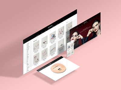 EXTATIC//9 UI Design beauty beauty care cosmetics design fashion makeup shop ui ui design ui web design web design web design agency