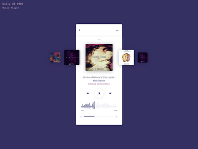 Daily UI 009: Music Player