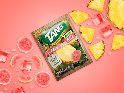 Tang drink mix, Piñada colors design drink fruit fruits guayaba ice photoshop pineapple tang