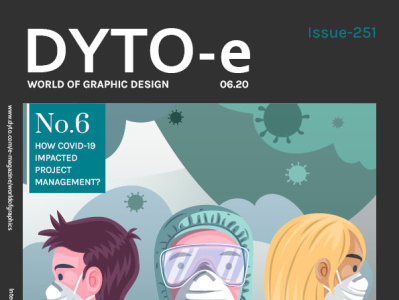 DYTO e-magazine 2020 branding covid19 design e magazine ecommerce editorial graphic design illustrator indesign magazine magazine cover projectmanagement ui uiux