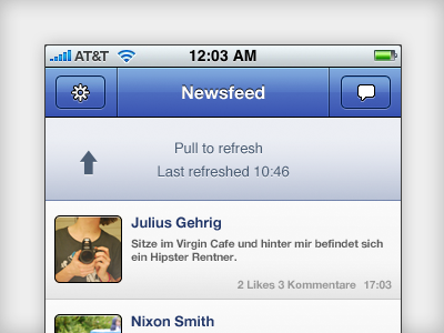 Pull to refresh app are blue facebook gusta iphone lol me pull refresh rocketcoding tags these to trolling