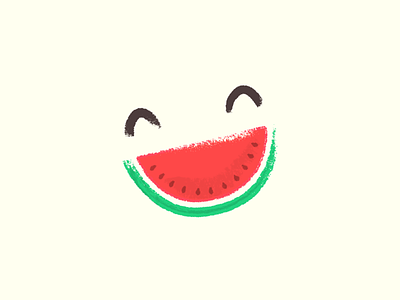 Happy Melon happy illustration watermelon