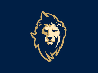 leo animal design emblem leon logo nature sport vector
