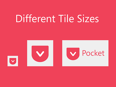 Different Tile Sizes metro photoshop pocket ui ux windows windows phone