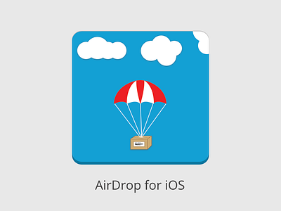 AirDrop for iOS airdrop icon illustrator ios photoshop ui ux