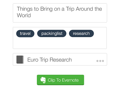 Clip to Evernote