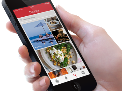 Discover app discover ios iphone layout mobile notes photoshop sketch ui ux