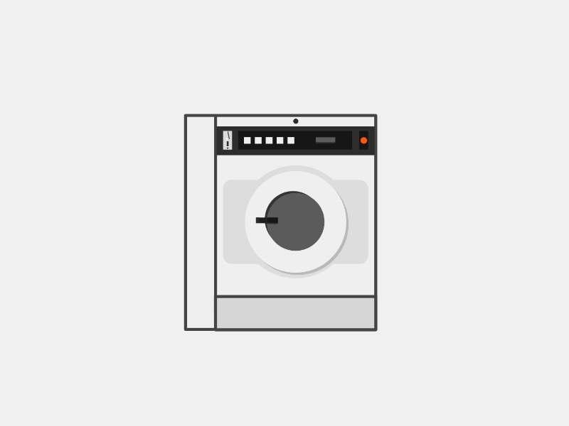 Washing Machine Animation mograph motion design washing machine