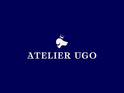 Atelier UGO branding design icon logo minimal typography