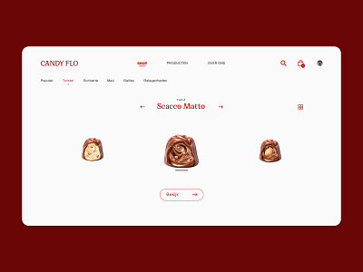 Candy Flo Product Page - UI/UX Redesign branding design flat minimal ui ux web