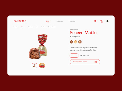 Candy Flo Product Detail - UI/UX Redesign