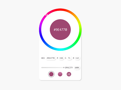 Daily UI Challenge 060 - Color Picker color color picker dailyui dailyuichallenge design ui ux