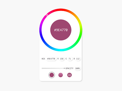 Daily UI Challenge 060 - Color Picker