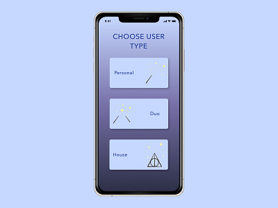 Daily UI Challenge 064 - Choose User Type app dailyui dailyuichallenge design ui ux