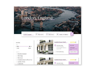 Daily UI Challenge 067 - Hotel Booking