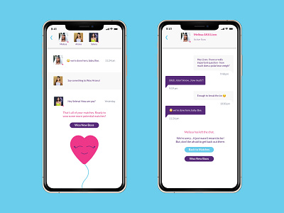 Daily UI Challenge 013 - Direct Messaging In an App app dailyui design illustration ios ui ux web