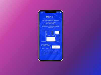 Daily UI Challenge 026 - Subscribe app dailyui dailyuichallenge design ios subscribe ui ux web