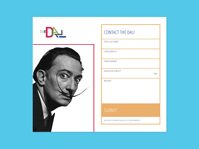 Daily UI Challenge 028 - Contact Form contact contact form contact page dailyui dailyuichallenge design flat ui ux web