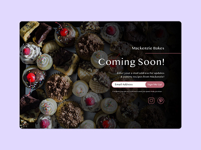 Daily UI Challenge 048 - Coming Soon coming soon coming soon page dailyui dailyuichallenge design ui ux web