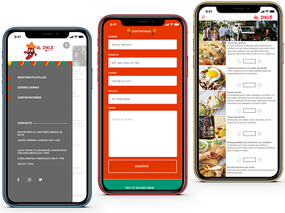 Food Truck Proof of Concept adobe xd app branding design logo photoshop prototyping ui ux vector