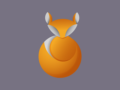 Fox logo design designer fox goldenratio illustration illustrator logo logodesign orange