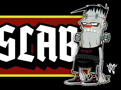Art Of Jeslab Banner character design illustration vector