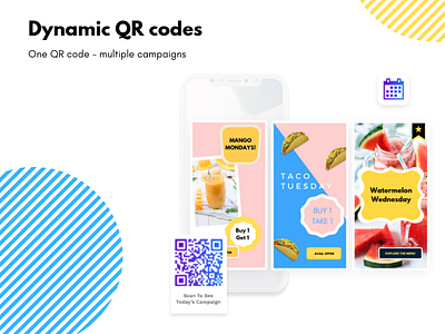 QR codes that can switch campaigns linked to them