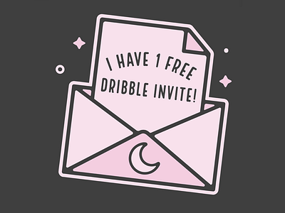 Dribbble Invite dribbble dribbble invite envelope ghosttraveler invite magic witchy