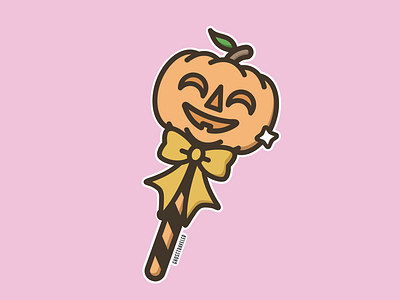 Pumpkin Lollipop