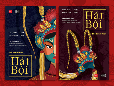 [Poster] Hát Bội 2.0 by Minh Duc Tran on Dribbble