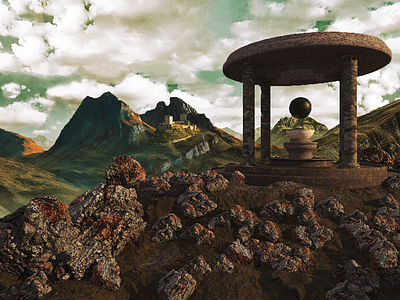 Ancient Ruins 3d ancient ruins animation compositing look dev maya mountain nordic nuke photoshop rock