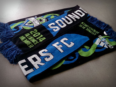Seattle Sounders FC 2014 STH Scarf scarf seattle soccer sounders