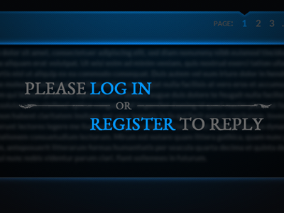 Log In To Reply forums login ui