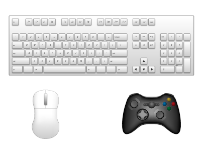 Keyboard, Mouse, XBOX Controller for Control Sheet