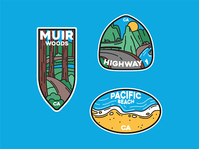 California Adventure Badges