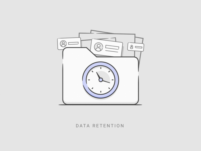 Illustrations For Archive Tool archive archives branding data design dropbox style gdpr illustration simple vector