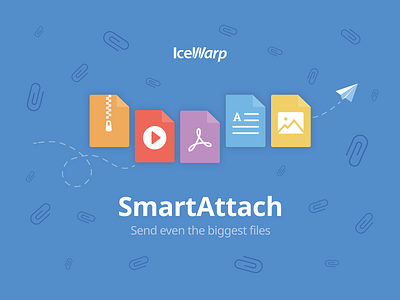 Smartattach attach attachment email file icon illustration illustrator pdf picture send smart socialmedia vector video zip