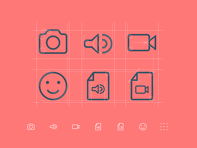Attachment icons for app