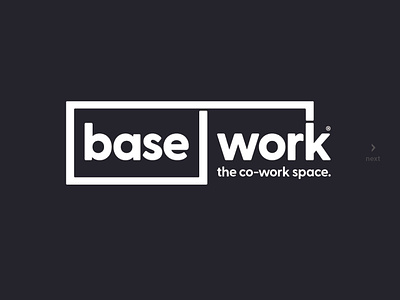 basework® - the coworking space brand identity branding design illustration. logo logo design ui ux web website design