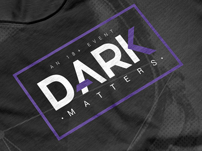 Dark Matters - Telus World of Science - Edmonton branding illustration. logo logo design print and pattern