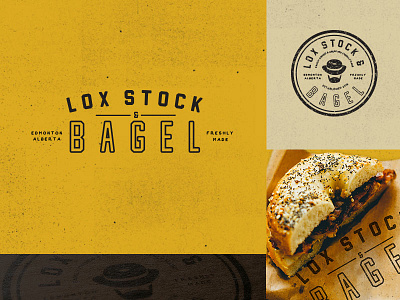 Lox Stock & Bagel branding design logo logo design