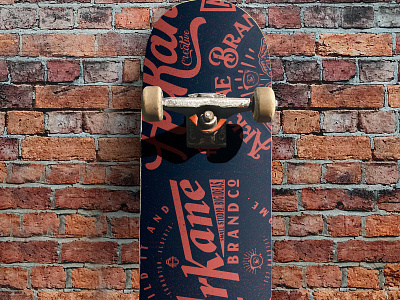Arkane Skateboard Deck branding design illustration. logo logo design packaging design print and pattern