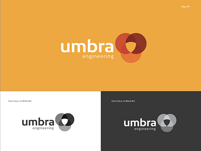 Umbra Engineering Idea branding illustration illustration. logo logo design print and pattern