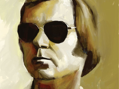 George Jones portrait for poster digital drawing georgejones painting portrait